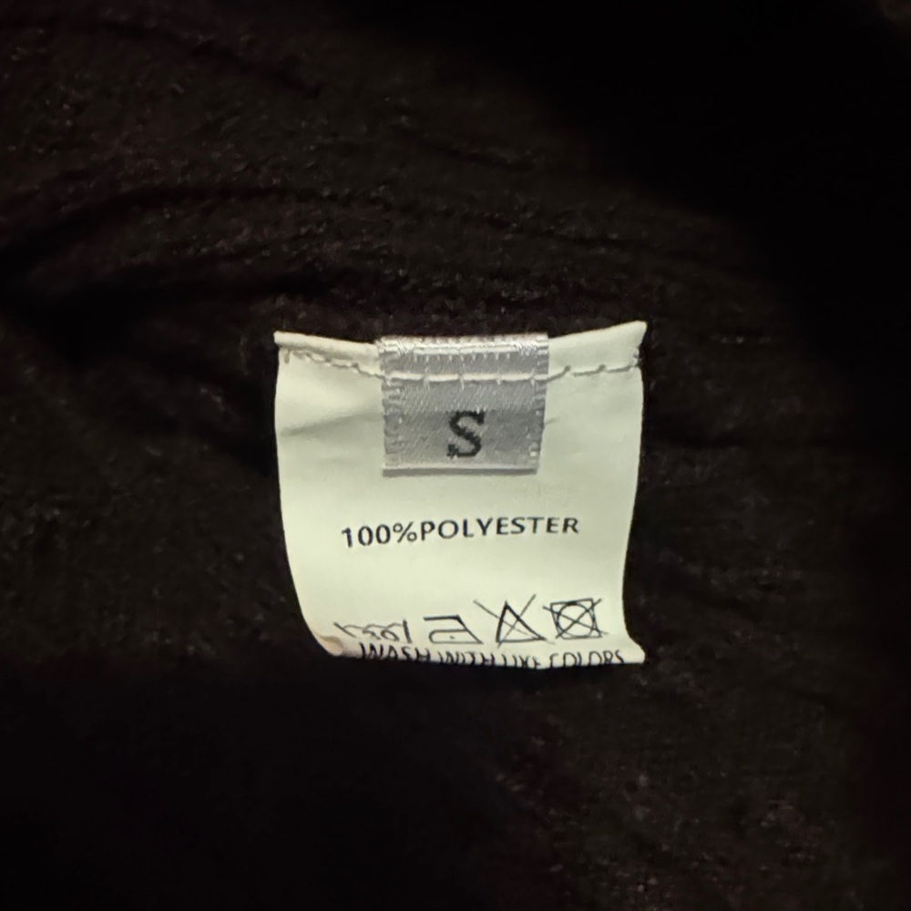 Y2K Babydoll style Chocolate Brown V-Neck Knit Sweater - Picture 3 of 3